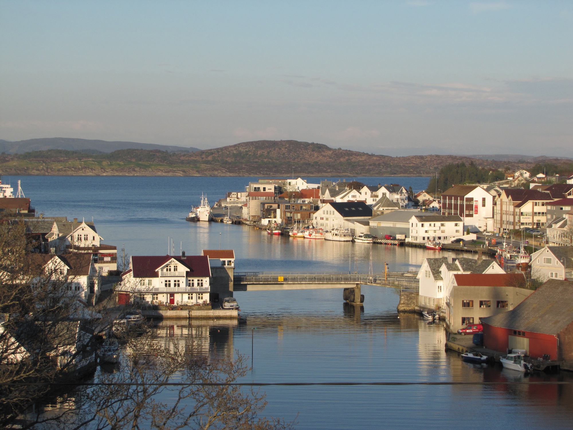Bilde tatt fra Liå mot Strømsund og Vågen 2014 ...