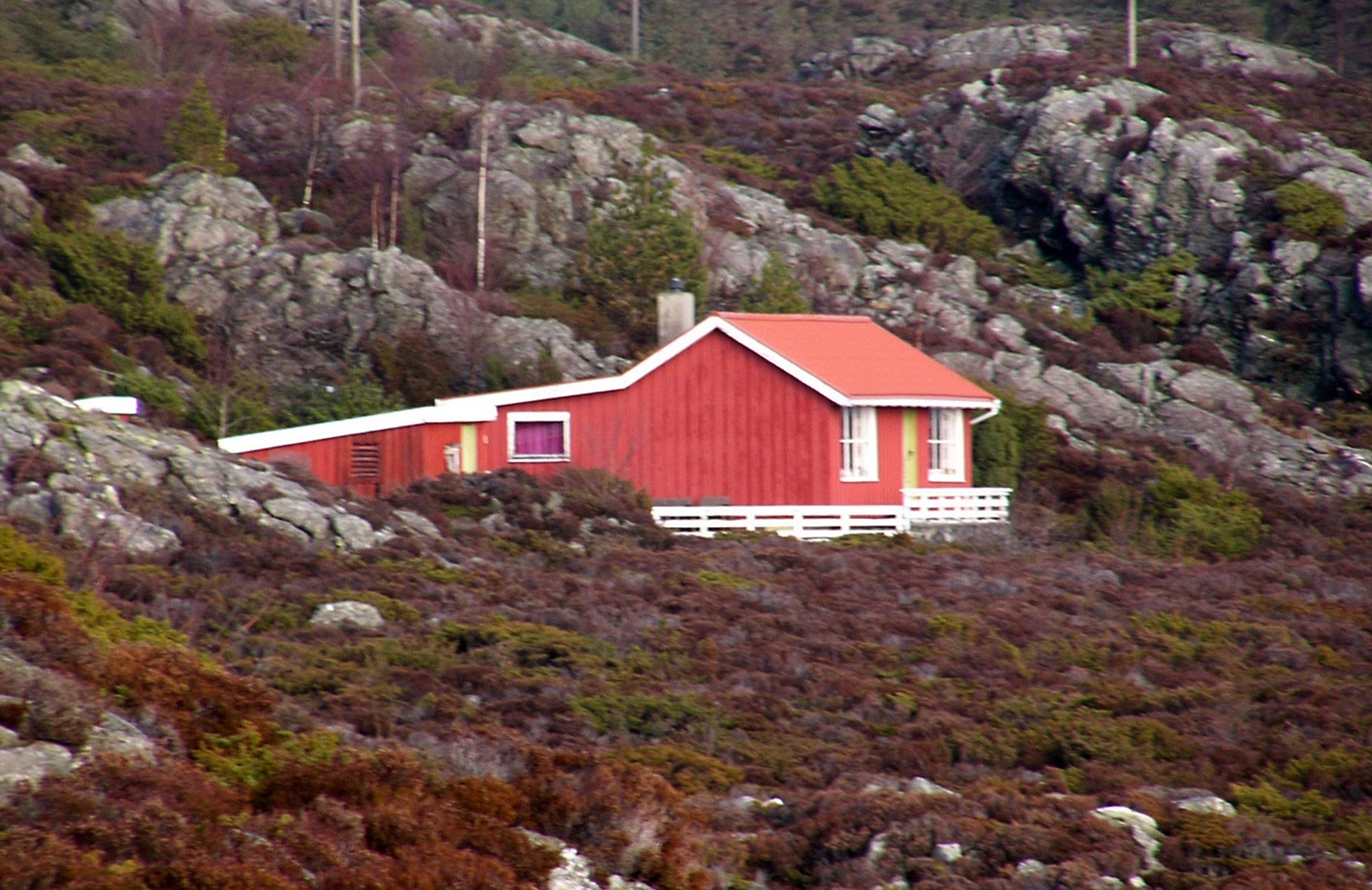Hytter på Sør Karmøy Leif Stangelands hytte på Leitå/Blikshavn ...