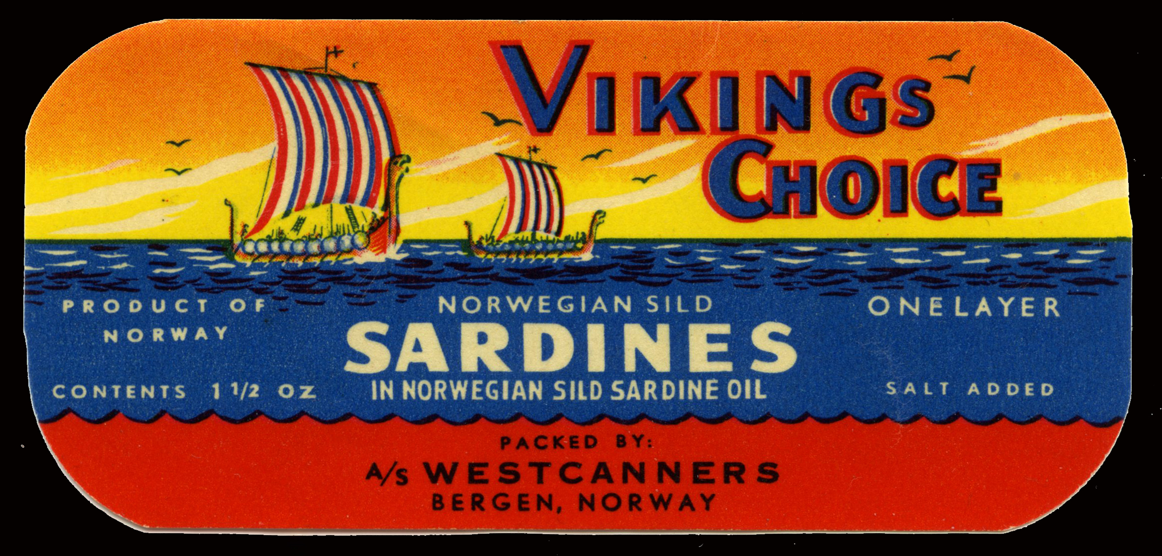 "Viking`s Choice" ble pakket ved Westcanners A/S, Kopervik. Westcanners ble etablert i Stangelandsvågen nordside 1937 i de tidligere lokalene til "The Norwegian Sardine Factories" NO-SA-Fa. Det var et firma i Bergen som etablerte seg der.